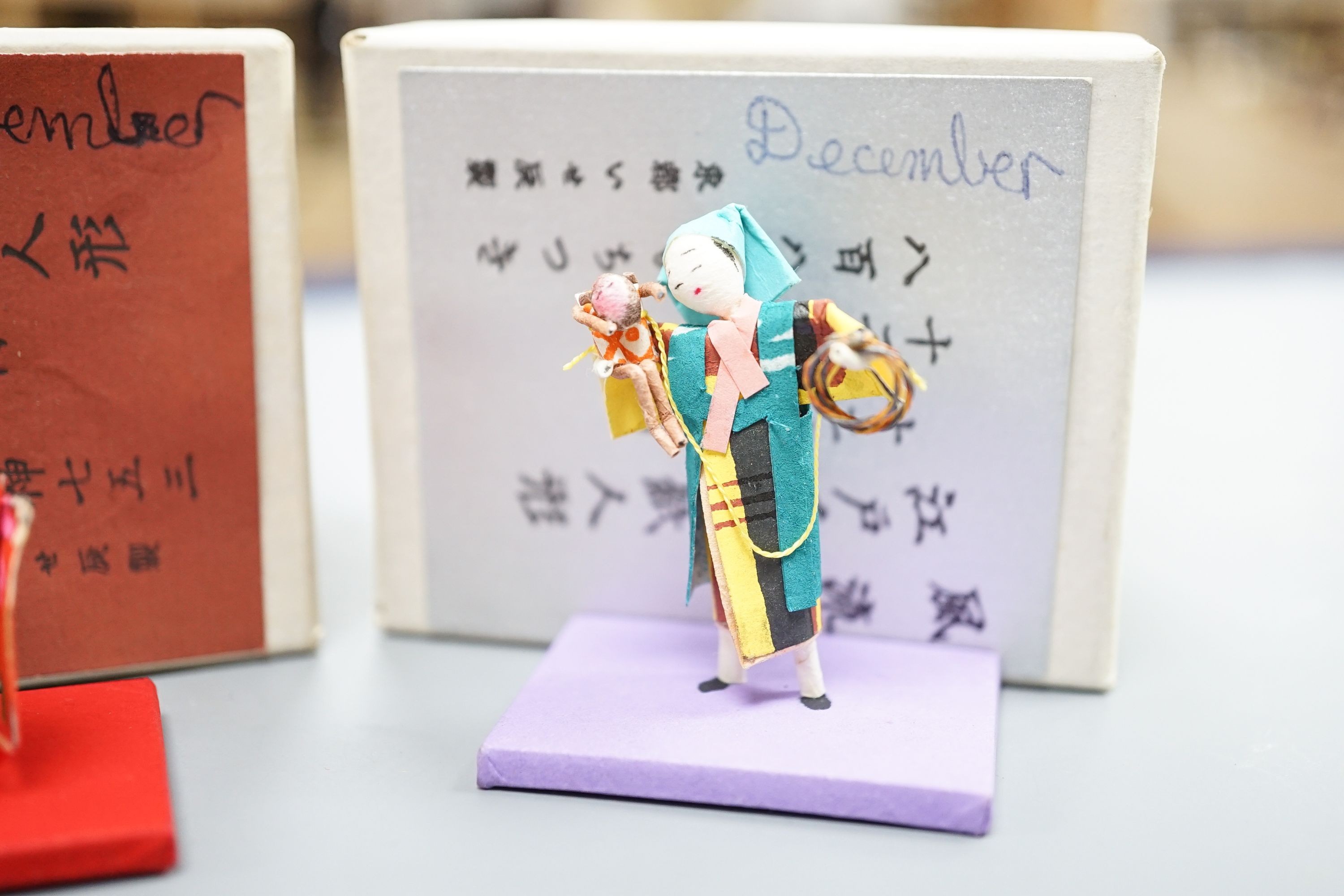 Japanese dolls- months of the year- 12 total